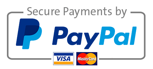 PayPal, Visa, Mastercard
